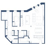 Broadway Loft apartment floor plan by Worrell Yeung