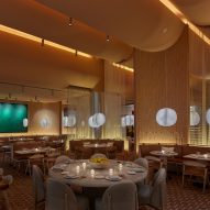 Interiors of New York's Casa Dani restaurant designed by Rockwell Group