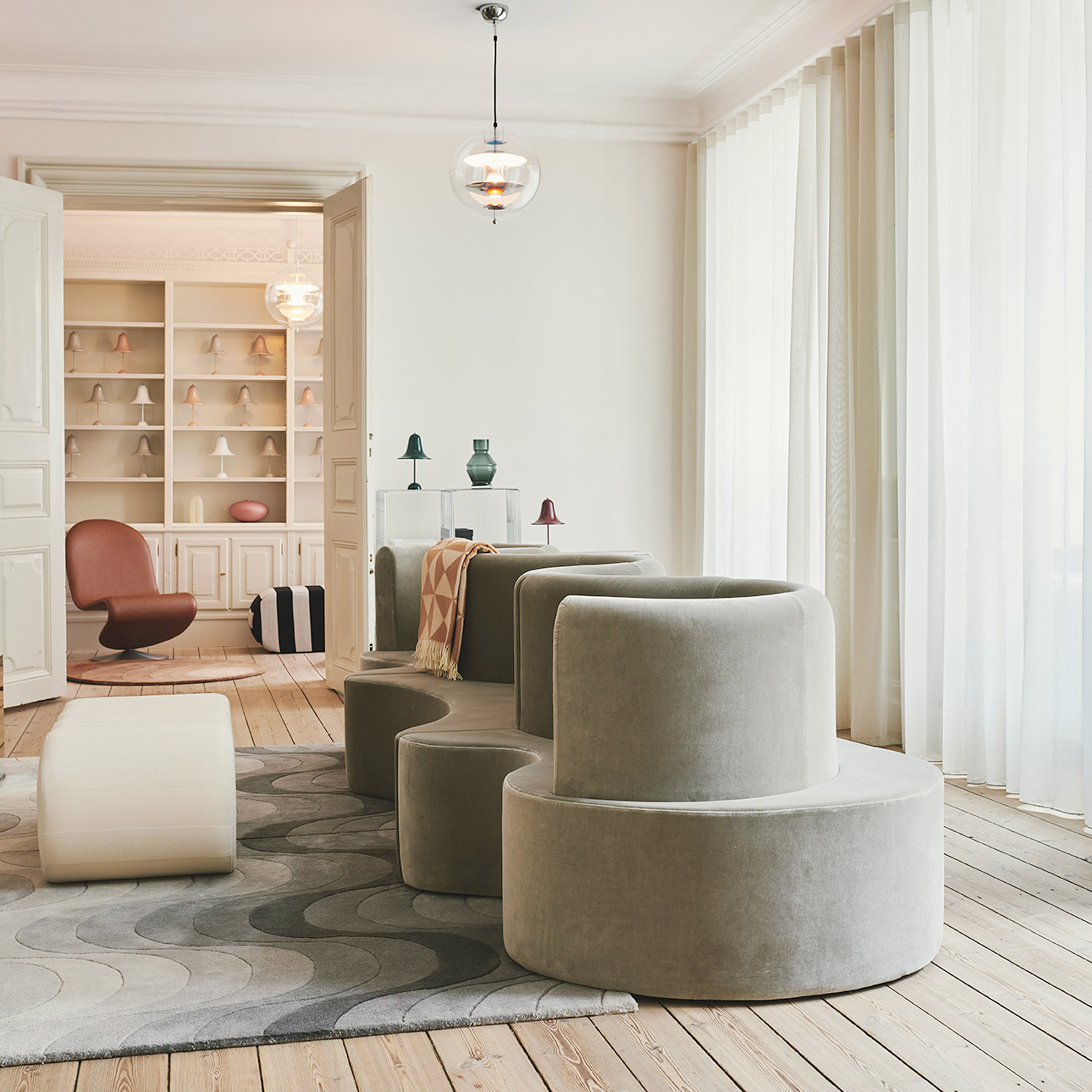 Cloverleaf sofa by Scandinavian furniture brand Verpan