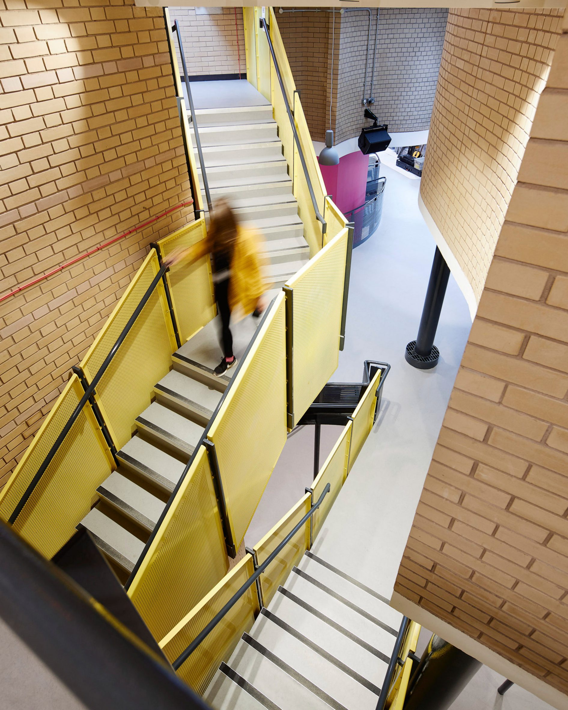 Yellow staircase