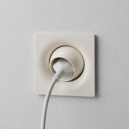 Souhaïb Ghanmi uses animal bones instead of plastic for minimalist sockets and light switches