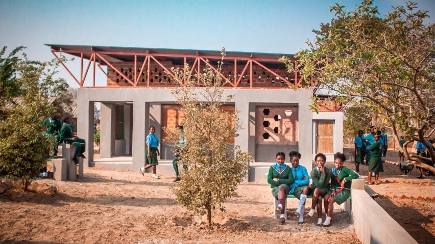 Evergreen School by Caukin Studio in Zambia