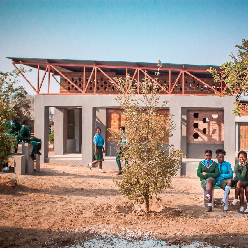 Evergreen School by Caukin Studio in Zambia