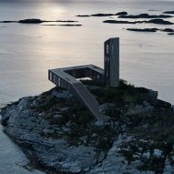 Rooftop walkway will crown island hotel in Norway by Saunders Architecture