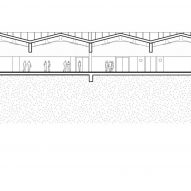 Section of Orly Festival Hall by Graal Architecture