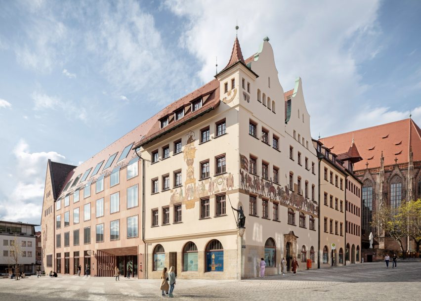 Exterior of The Nuremberg Chamber of Commerce and Industry headquarters
