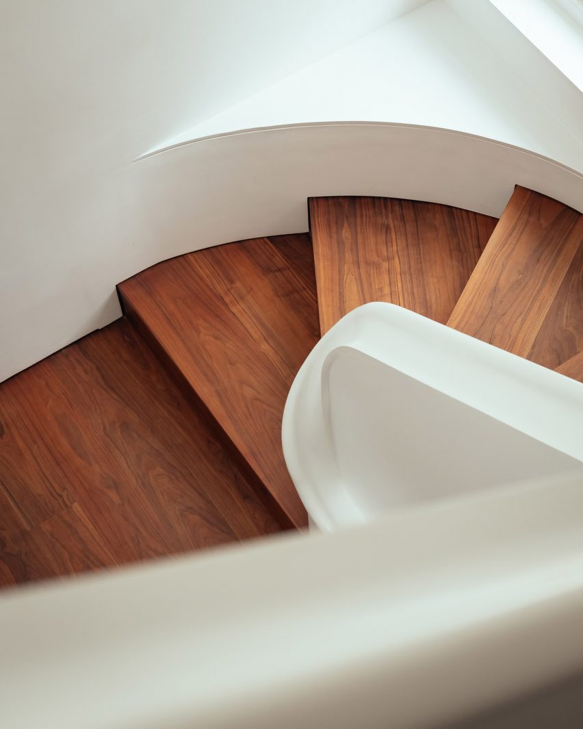 Staircase in House in Primrose Hill by Jamie Fobert Architects