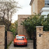 Driveway of House in Primrose Hill by Jamie Fobert Architects