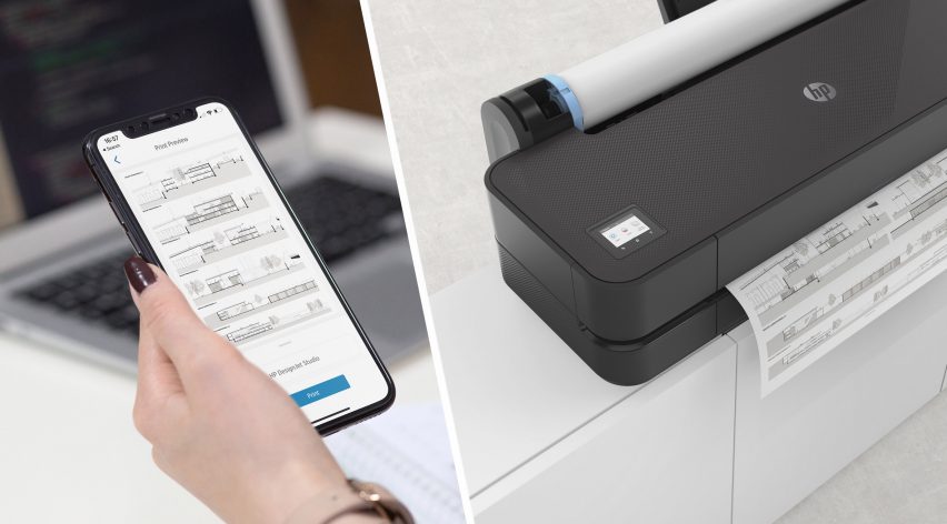 HP large-format printers for remote working