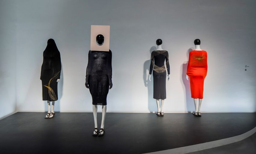 Image of mannequins dressed in clothes by Hussein Chalayan