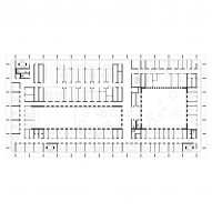Fifth floor plan of the Geo and Environmental Centre by Kaan Architecten