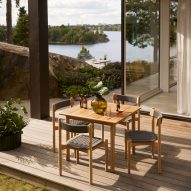 Koster outdoor furniture by Studio Norrlandet for Skargaarden