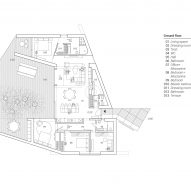 Ground floor plan of Terrace With a House by the Lake by UGO