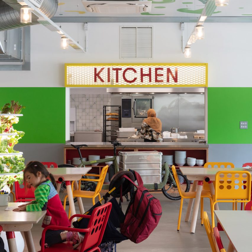 Kitchen counter in Nourish Hub by RCKa