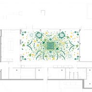 Ceiling plan of Nourish Hub by RCKa