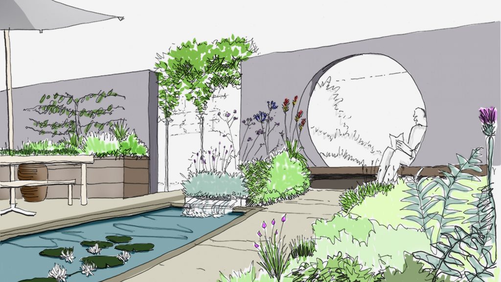 garden design sketch | DrawnToGarden