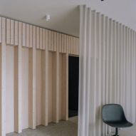 Spruce partitions feature in Samsung Design Europe's minimalist office