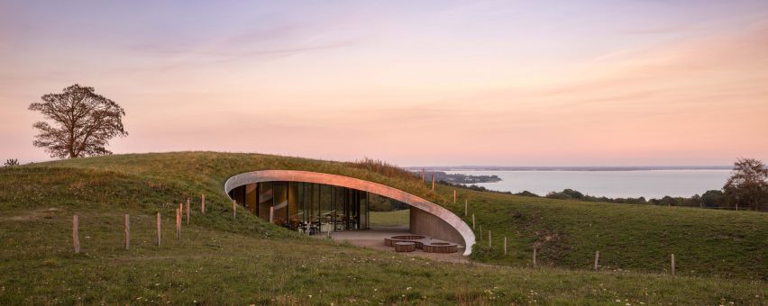 Visitor centre with green roof