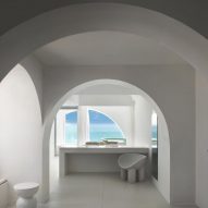 Sumei Skyline Coast hotel by GS Design features white interiors