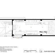 Floor plan for The Orangery by McCloy + Muchemwa