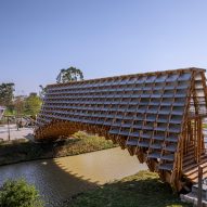 Timber Bridge in Gulou Waterfront, the latest project by LUO Studio