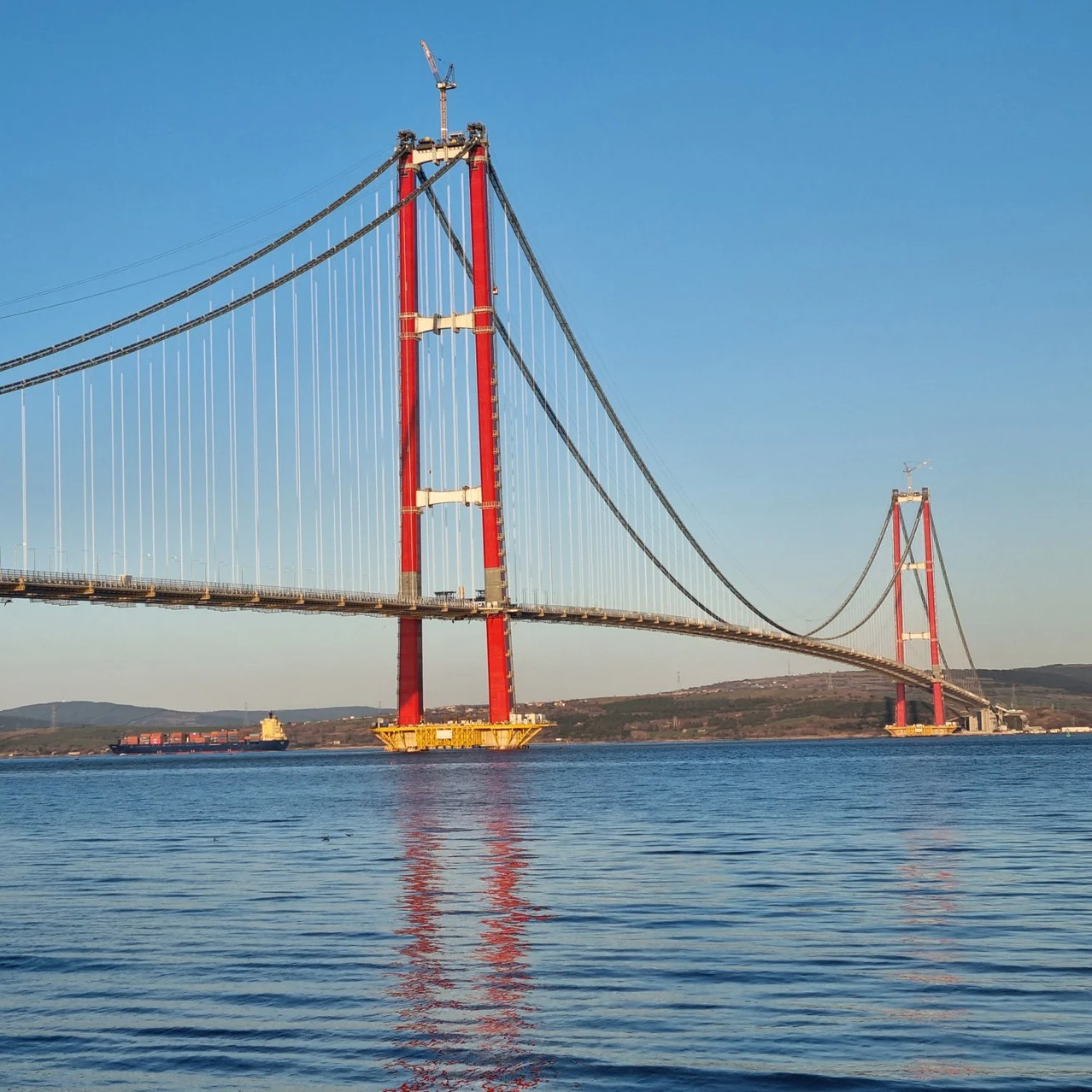 The 1915 Çanakkale Bridge in Turkey features in today's Dezeen Agenda newsletter