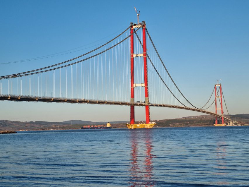 The 1915 Çanakkale Bridge in Turkey