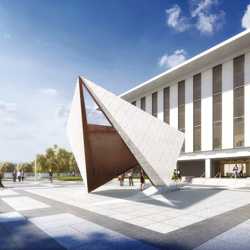 Brooks + Scarpa releases concept for Holocaust memorial in Florida | Harga Kusen Aluminium
