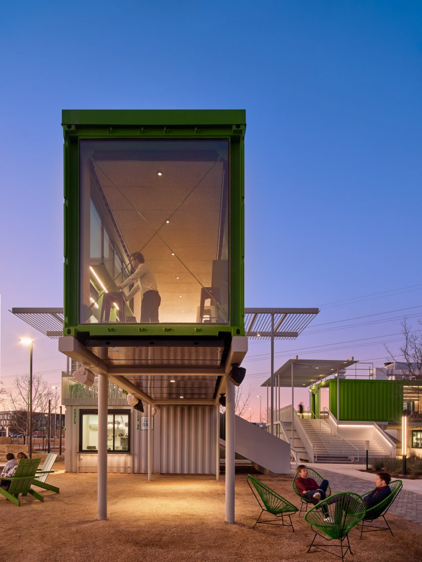Pitch shipping container Austin
