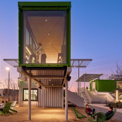 Restaurant Redesign with Shipping Containers