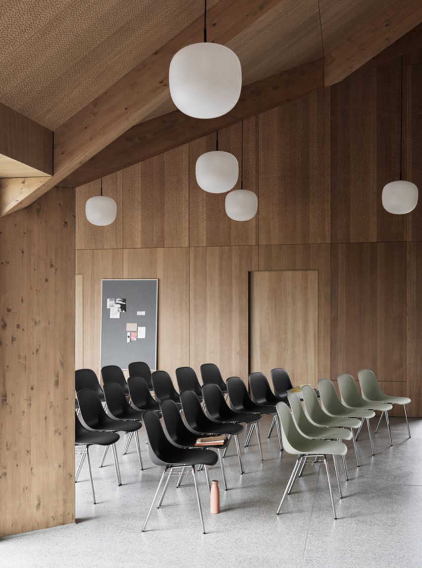 A photograph of the Muuto chairs