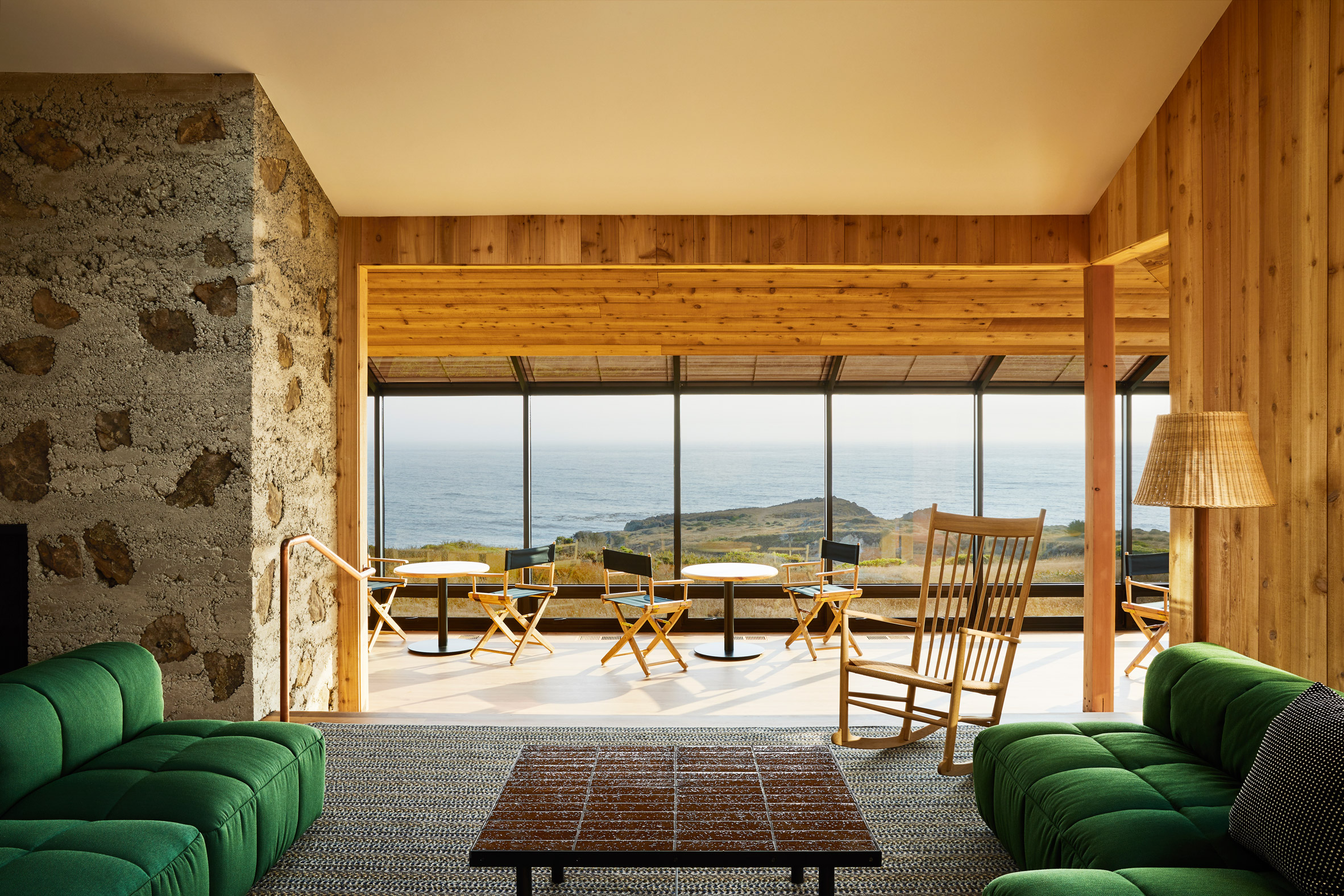 Sea ranch lodge renovation interior