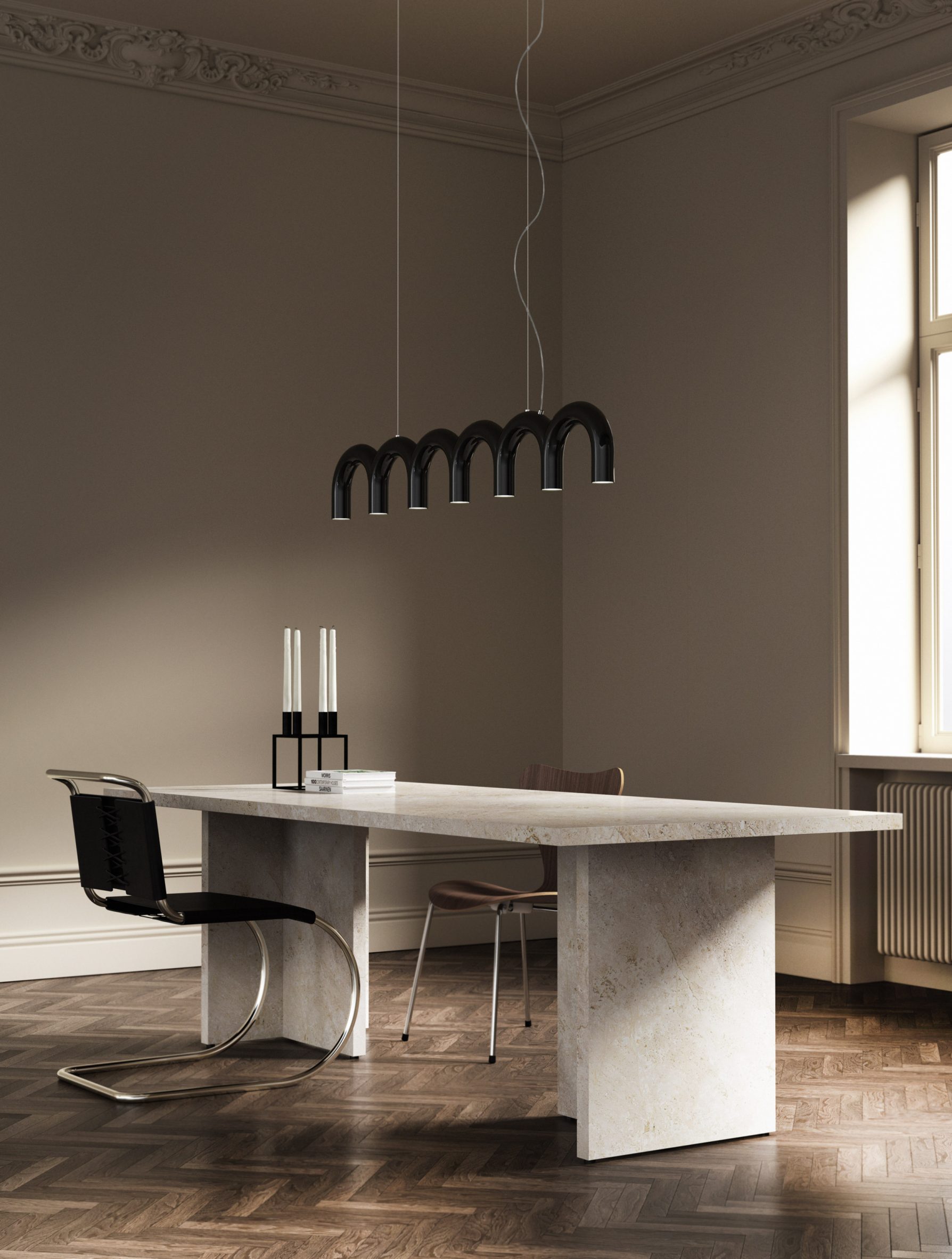 Arch pendant lamp by Johan Lindsten and Markus Johansson for Oblure