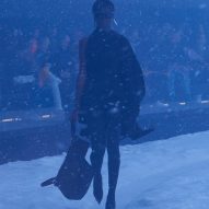 Balenciaga created a blizzard for its Autumn Winter 2022 show