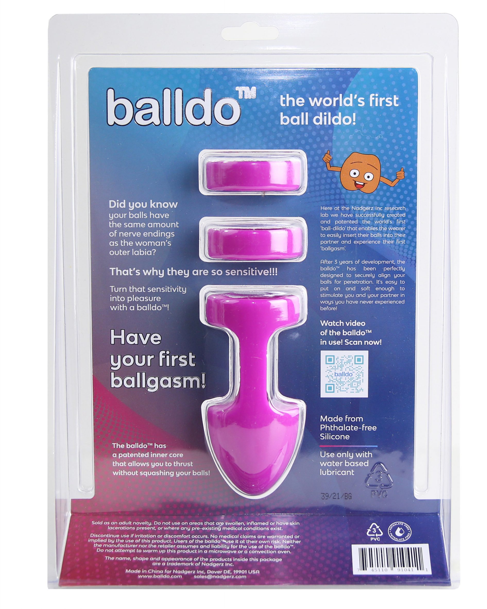 Balldo sex toy turns testicles into a dildo pic