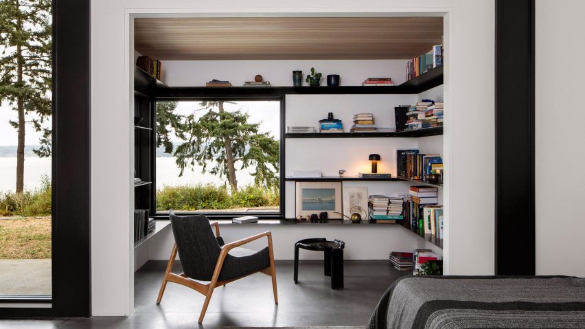 Image of a bedroom reading nook by SHED