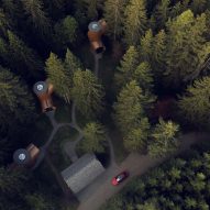 Aerial view of Bert treehouse by Precht