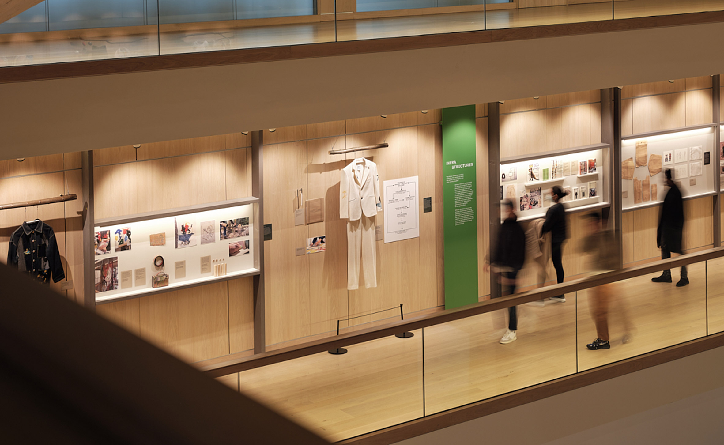 Image of the clothes displayed at the Bethany Williams: Alternative Systems display