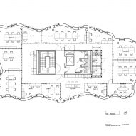 C3, second floor plan, Bureau in Greenwich Design District by Roz Barr Architects