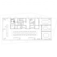 D1, ground floor plan, Bureau in Greenwich Design District by Roz Barr Architects