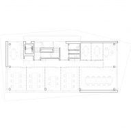 D1, fourth floor plan, Bureau in Greenwich Design District by Roz Barr Architects