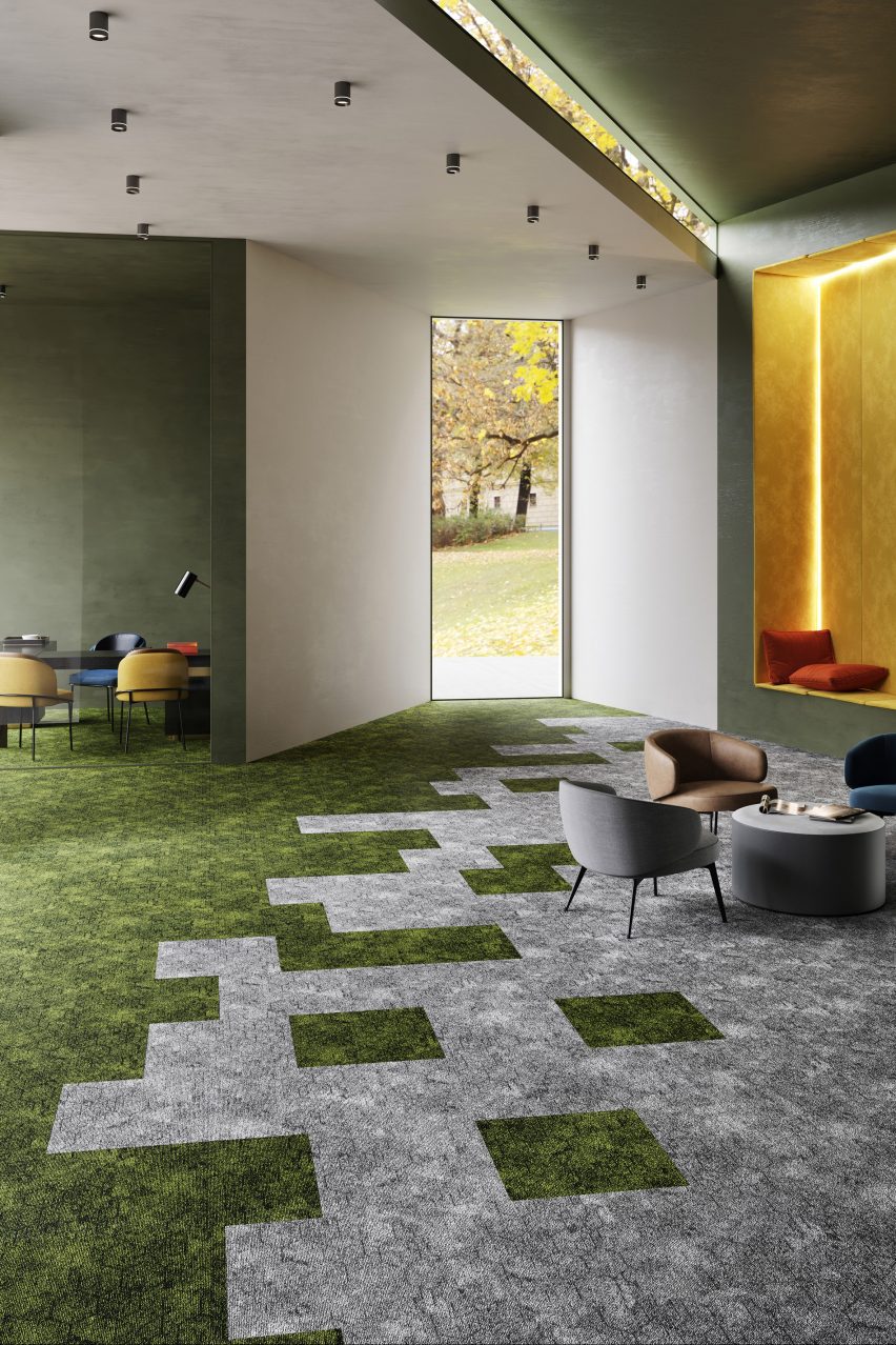 Contour carpet tile collection by IVC Commercial