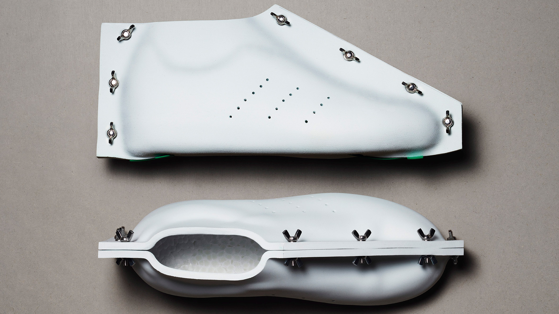 Transformador descuento Resplandor Craig Green reimagines Adidas shoes with industrial screws and pumps