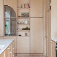 Plywood kitchen by Nimtim Architects