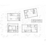 Hotel complex ground floor plan, Ceramic Art Avenue Taoxichuan by David Chipperfield Architects