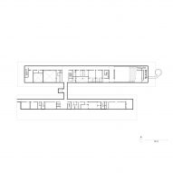 Academy of Music, lower ground floor plan, Ceramic Art Avenue Taoxichuan by David Chipperfield Architects