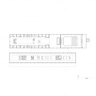 Academy of Music, first floor plan, Ceramic Art Avenue Taoxichuan by David Chipperfield Architects