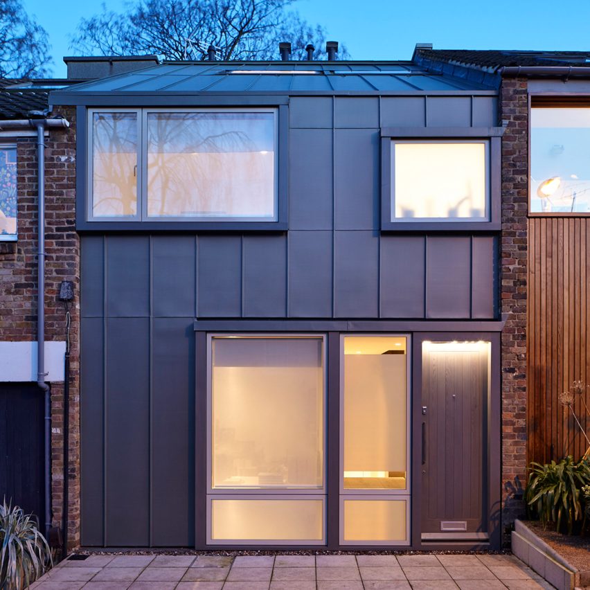 Zinc-clad house by Paul Archer Design