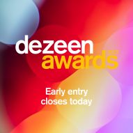 Dezeen Awards 2022 early entry closes tonight at midnight London time