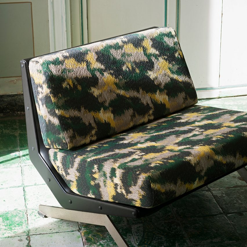Erbaluce fabric collection by Dedar used as seating upholstery